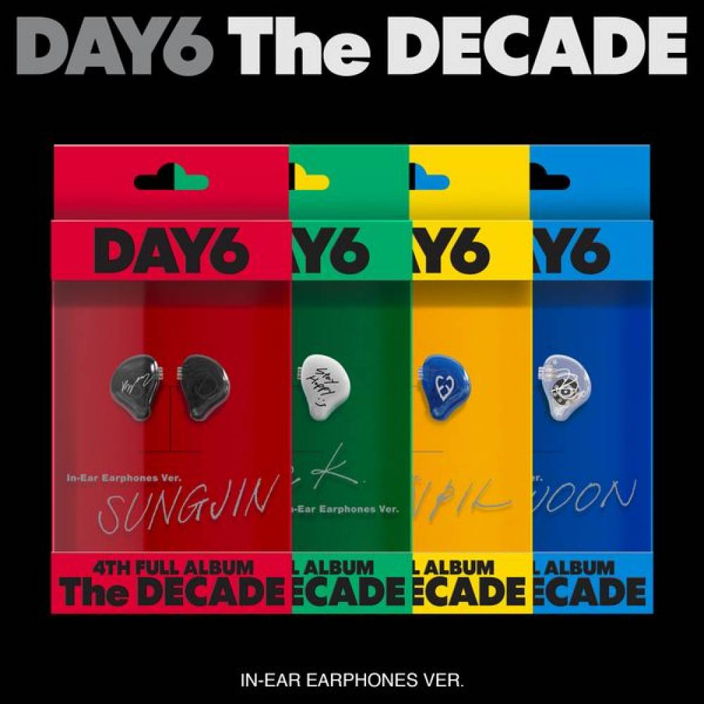 The DECADE: DAY6 Vol.4 イヤフォン ソンジンver. PRE-ORDER] DAY6 - 4TH ALBUM 'The DECADE' (In-Ear Earphones Ver